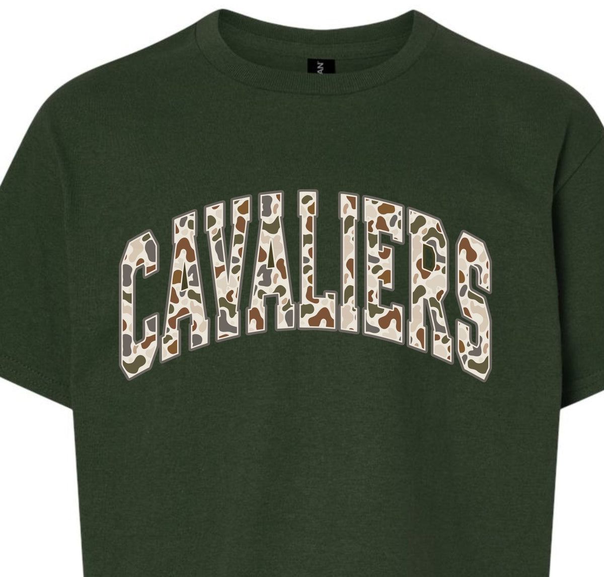 Youth Cavaliers Camo Cotton Shirt