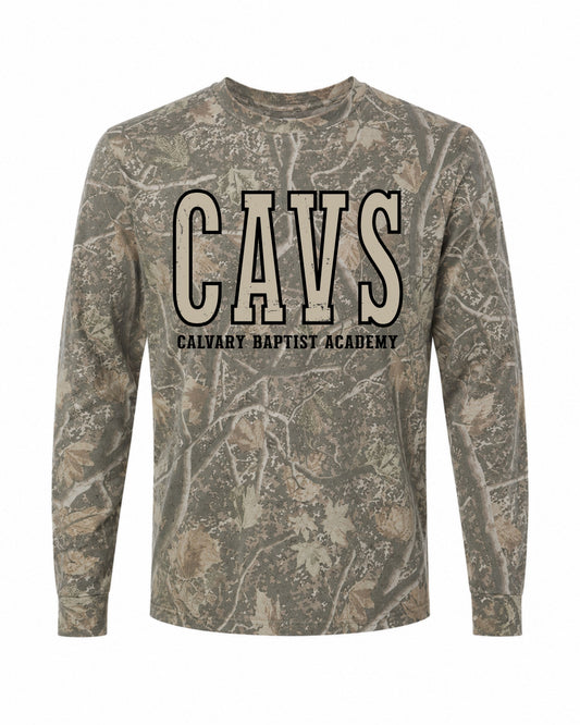 Cavs CBA Camo Long Sleeve