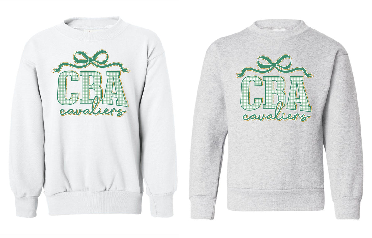 Youth CBA Cavaliers Gingham Print Sweatshirt