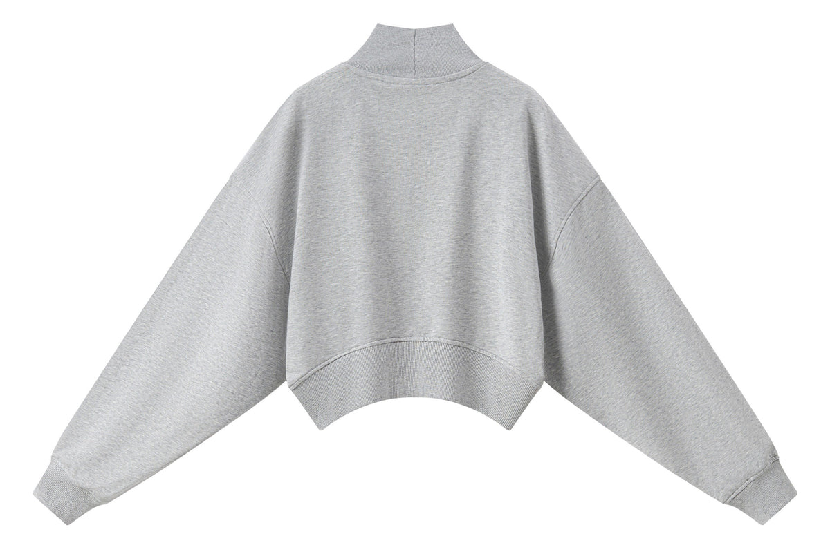 ADULT Cavaliers Crop Mock Neck Sweatshirt