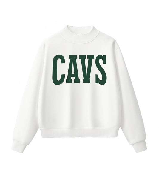 ADULT CAVS Mock Neck Sweatshirt and Shorts