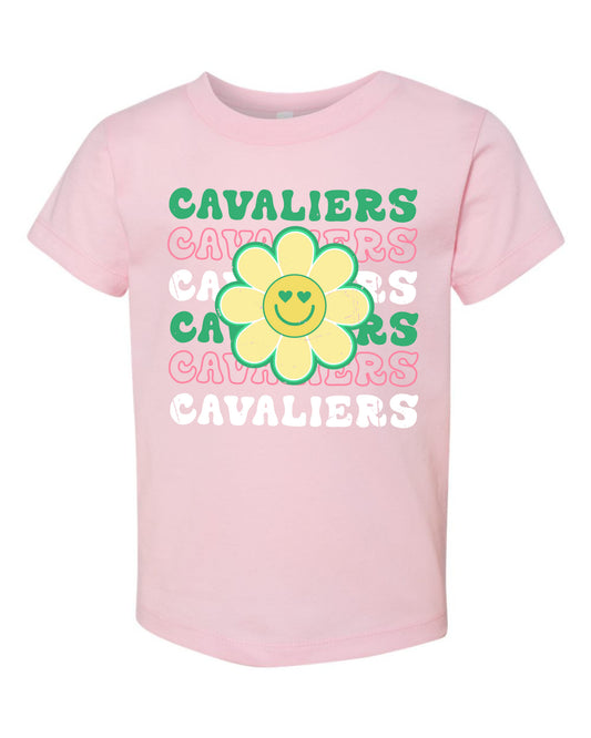 Kids Cavaliers Retro Daisy T-shirt
