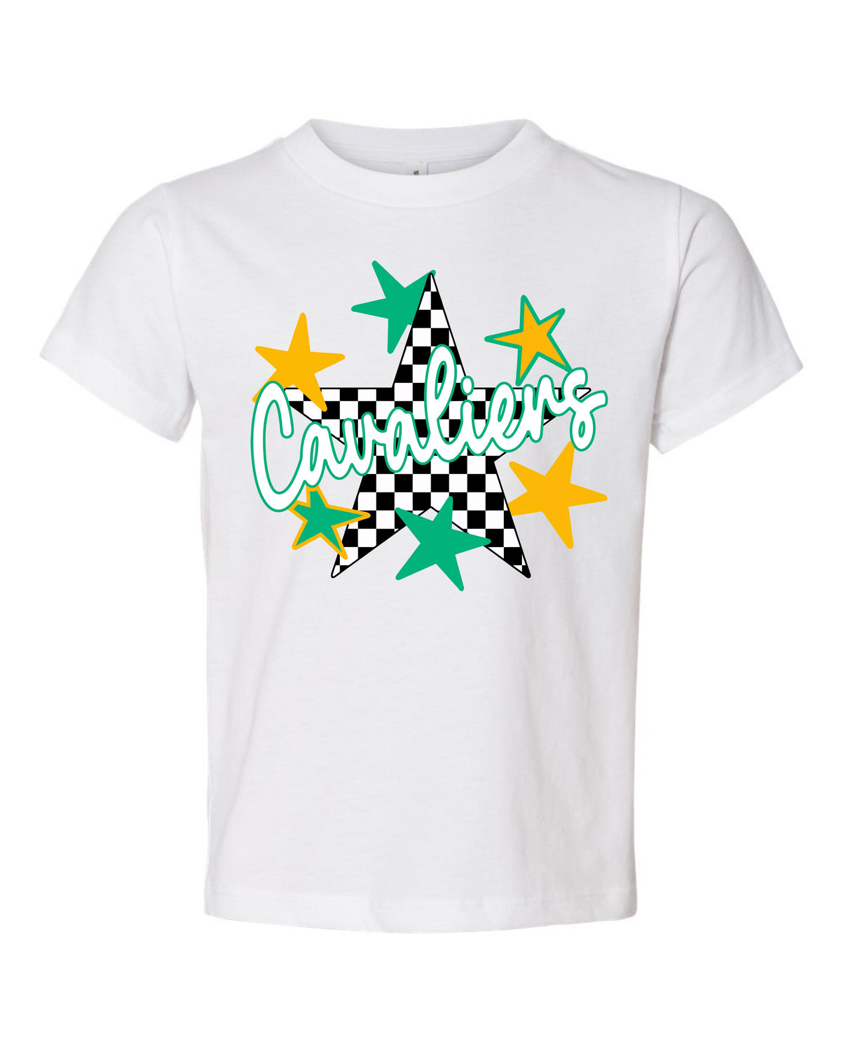 Toddler Cavaliers Checkered Star T-shirt