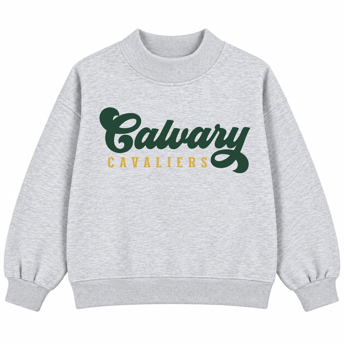 YOUTH Calvary Cavaliers Mock Neck Sweatshirt