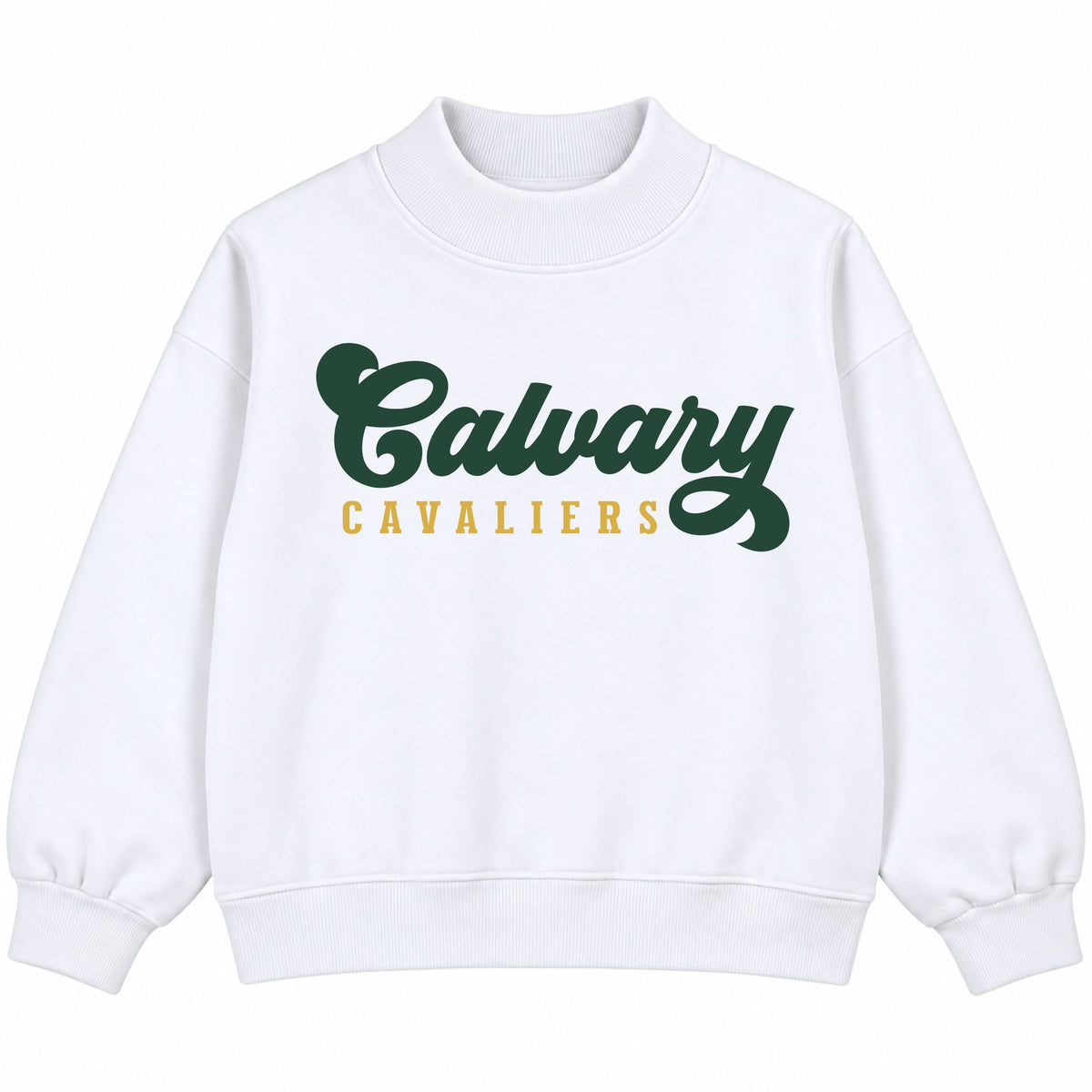 YOUTH Calvary Cavaliers Mock Neck Sweatshirt
