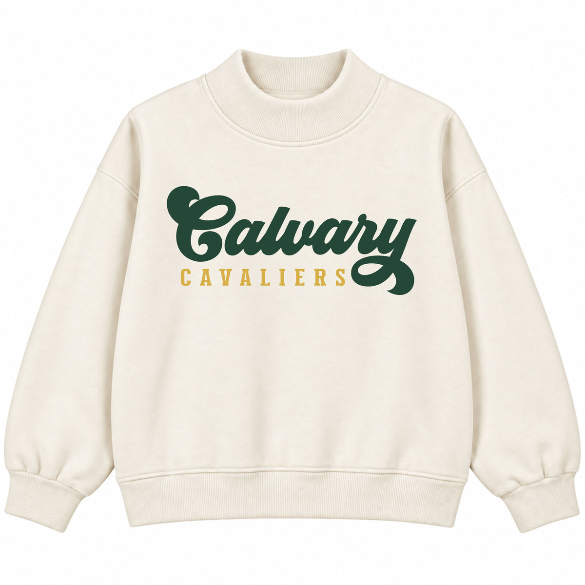YOUTH Calvary Cavaliers Mock Neck Sweatshirt