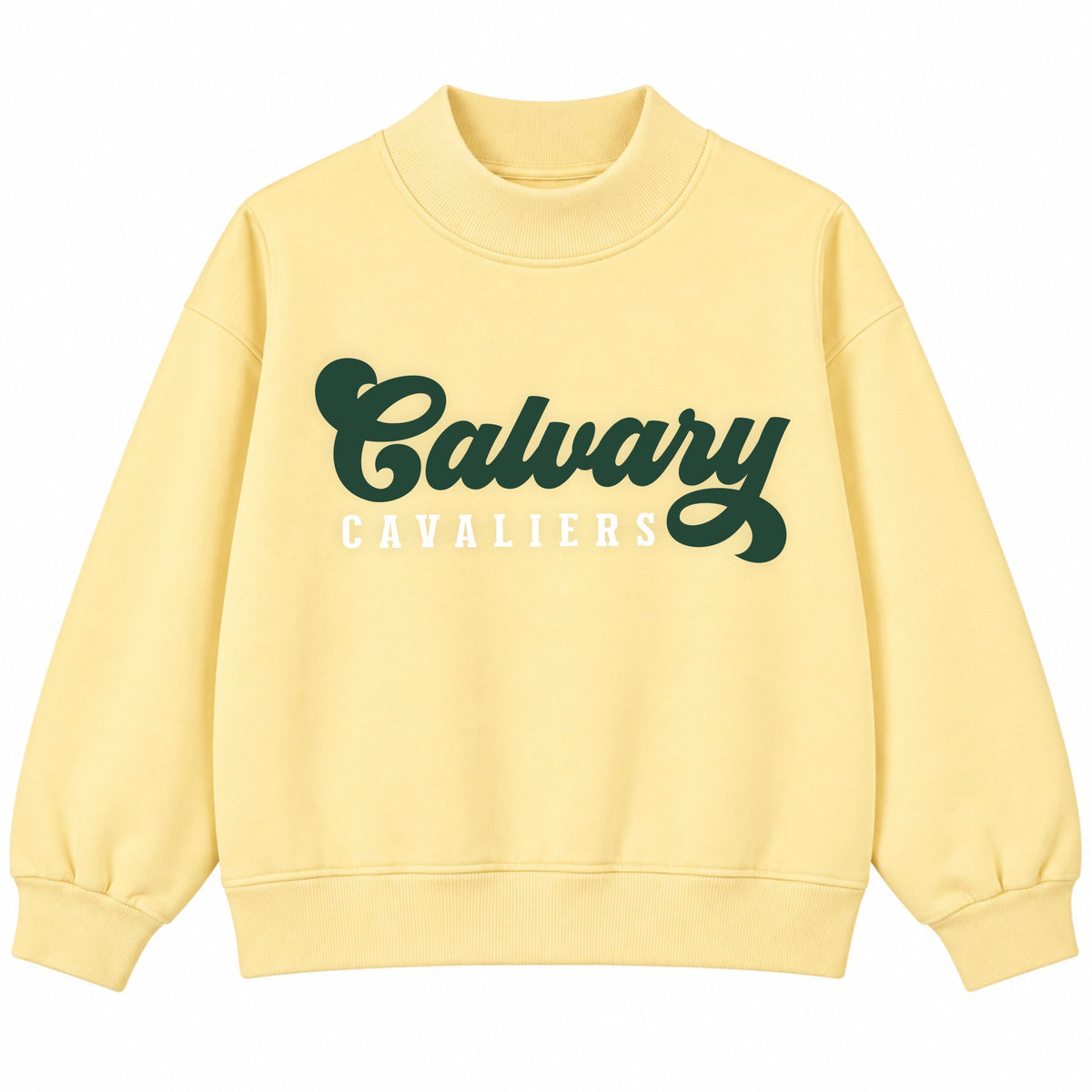 YOUTH Calvary Cavaliers Mock Neck Sweatshirt